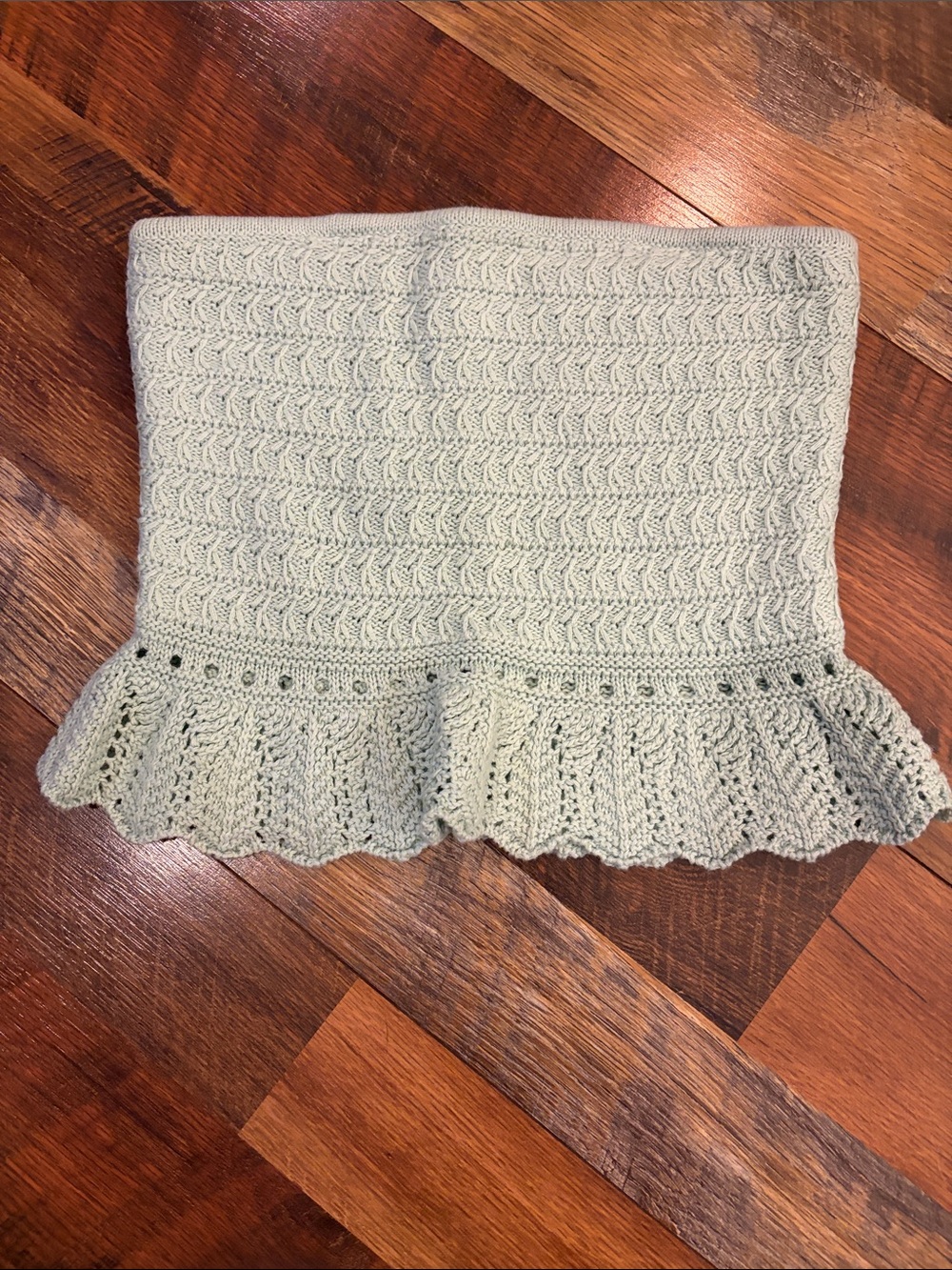 American Eagle Outfitters Light Mint Green Knit  Tube Top